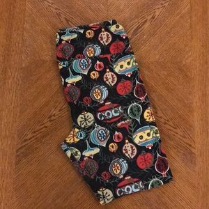 Lularoe Merry & Bright Christmas Leggings 2018 TC